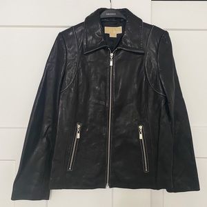 Leather Michael Khors Jacket